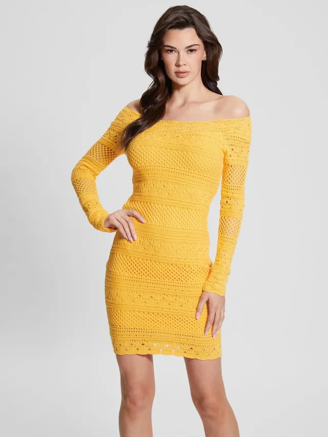 GUESS Eco Amelie Crochet Dress | Shop Midtown GUESS Eco Amelie Crochet Dress | Shop Midtown