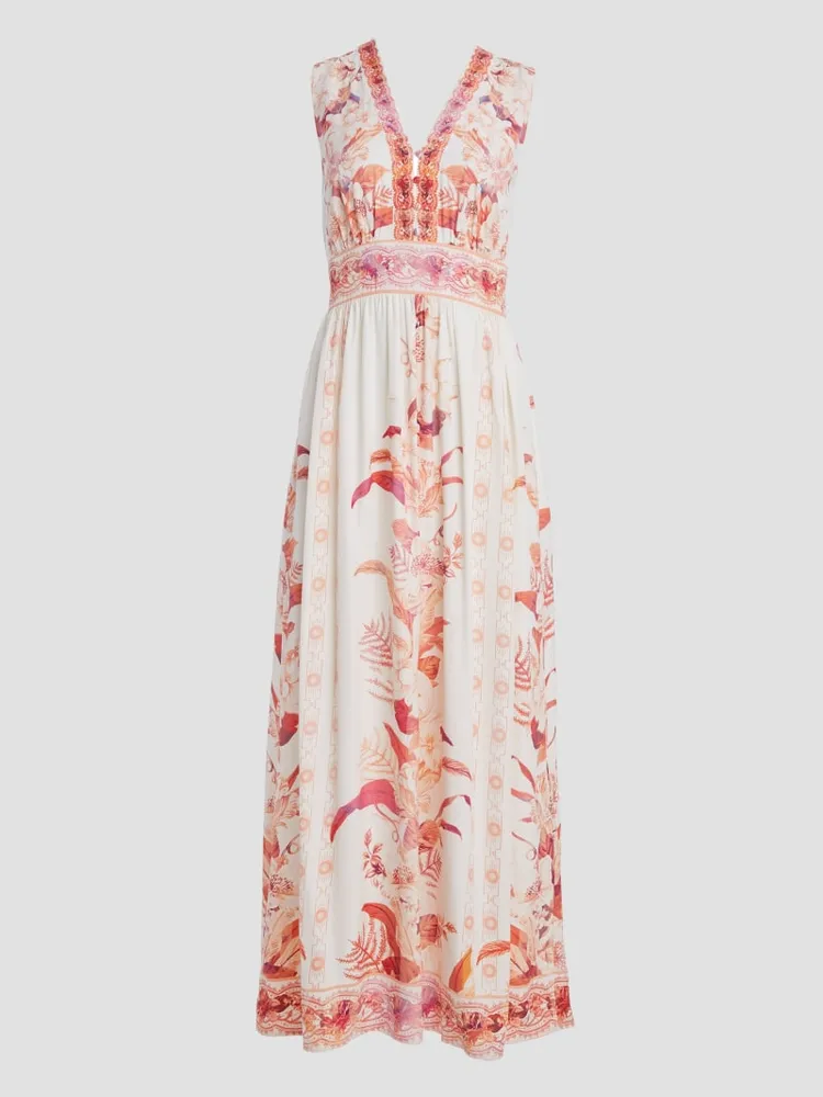 Gisel Printed Maxi Dress