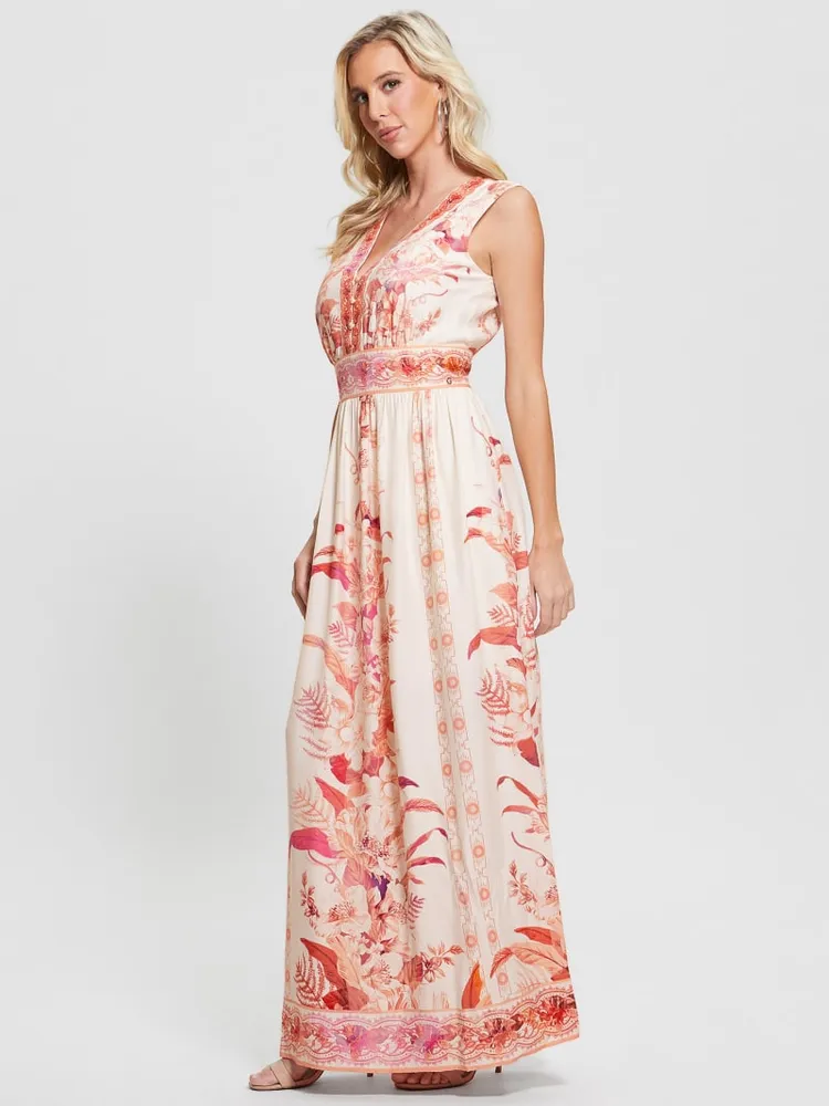 Gisel Printed Maxi Dress