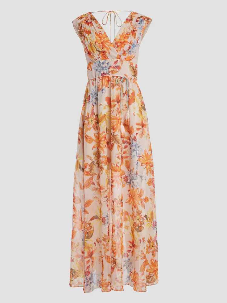 Eco Gilda Chiffon Maxi Dress