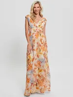 Eco Gilda Chiffon Maxi Dress