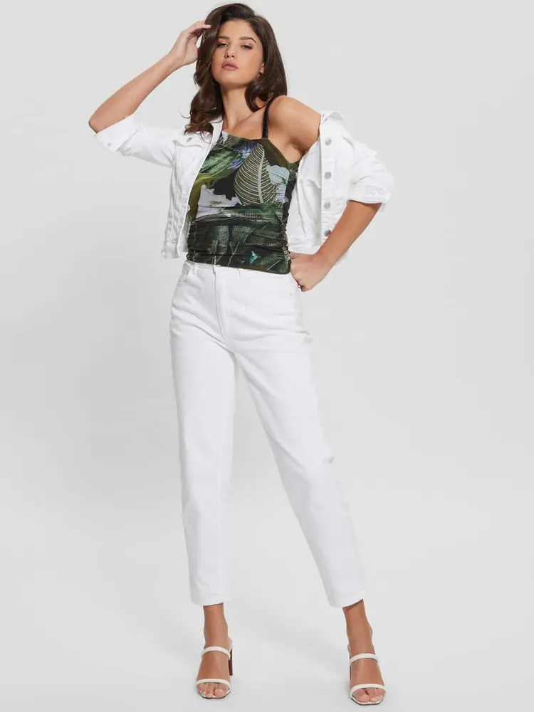 Eco Shirred Asymmetrical Dinah Top