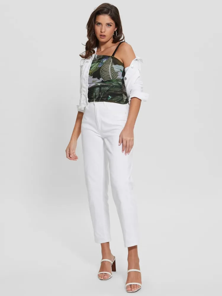 Eco Shirred Asymmetrical Dinah Top