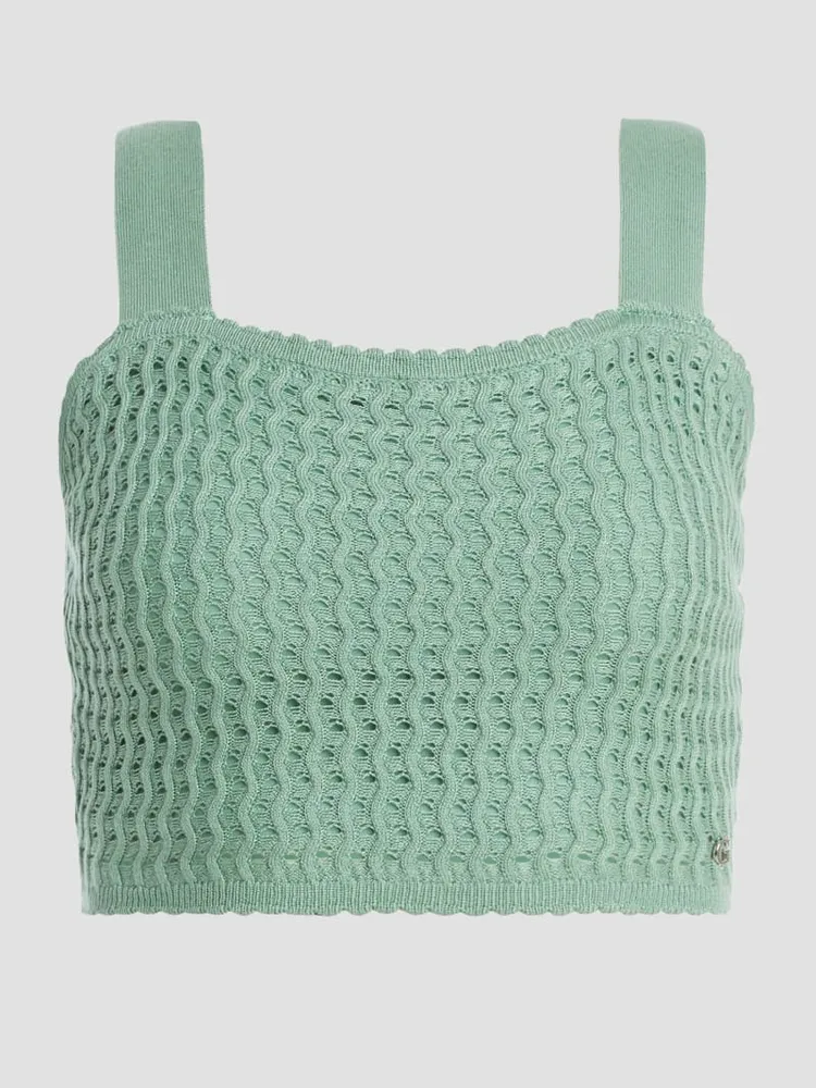 Yasmina Tie-Back Crop Top