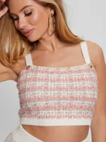 Amy Tweed Cropped Tank Top