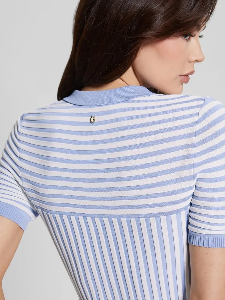 Elvire Striped Knit Top