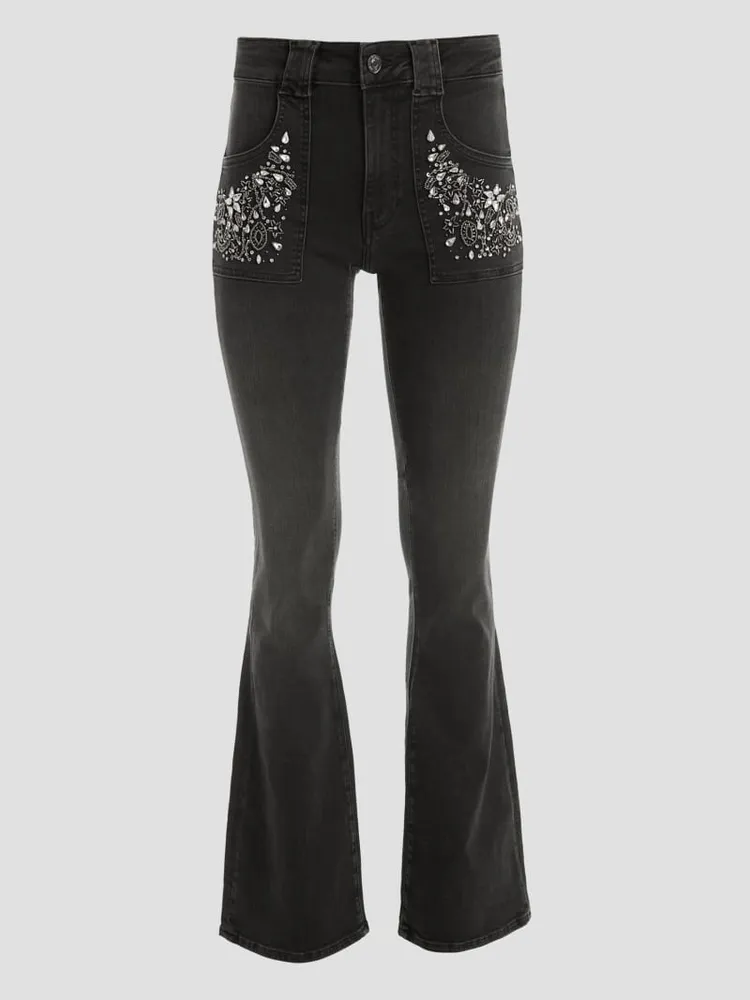 Rayna Embellished Baby Bootcut Jeans