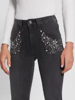 Rayna Embellished Baby Bootcut Jeans