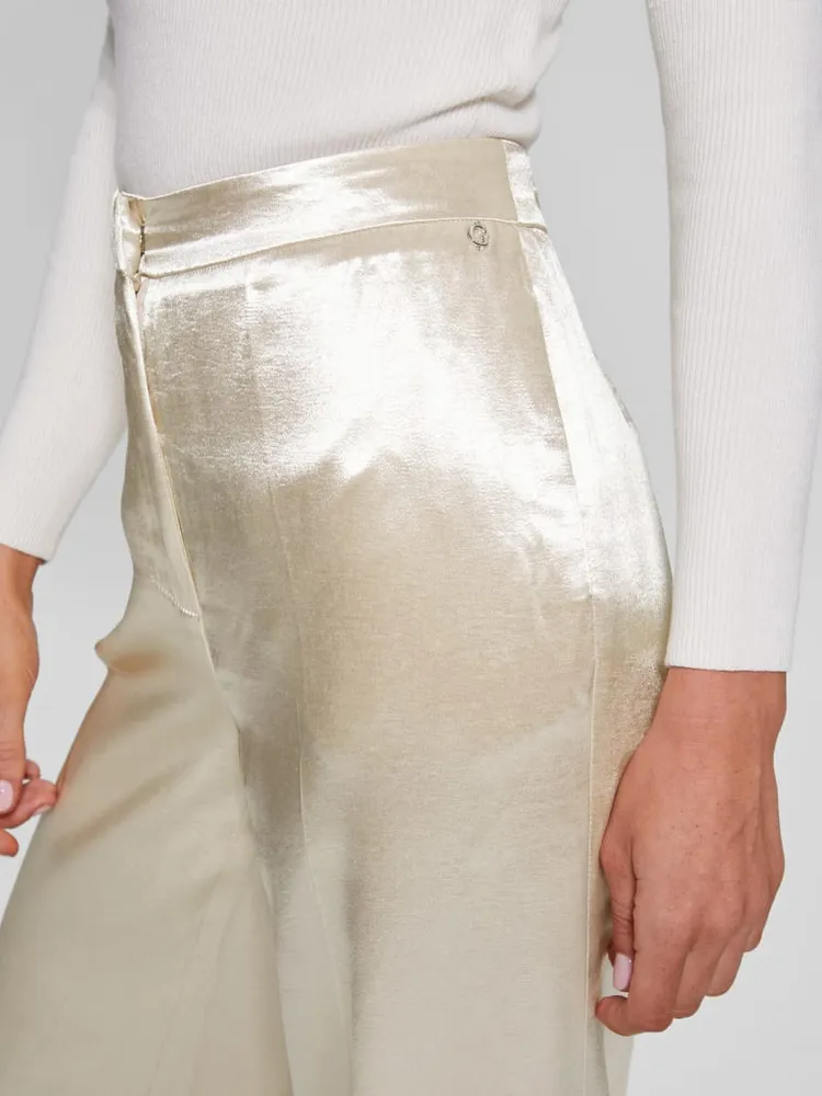 Santina Satin Wide Leg Pants