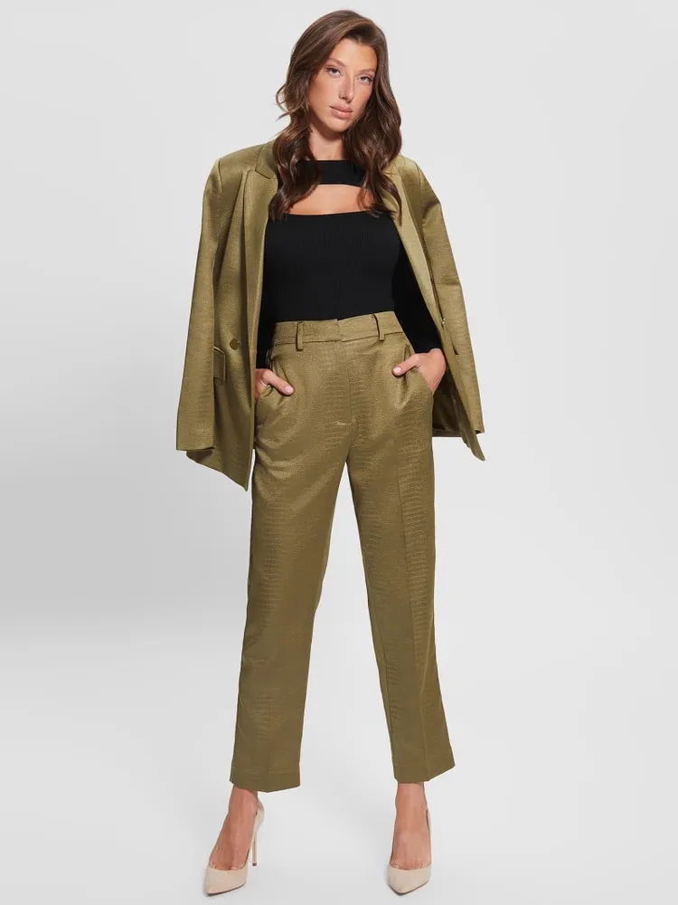 Eco Alejandra Sateen Croc Pants