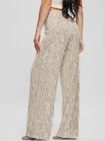 Heidi Sequin Fringe Pants