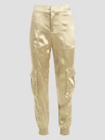 GUESS Eco Soundwave Satin Cargo Pants