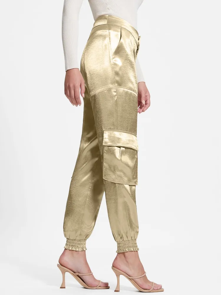 Eco Soundwave Satin Cargo Pants