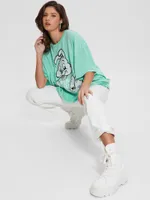 Bunny Oversized Graphic Tee