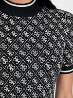 Lise Turtleneck Logo Sweater Dress
