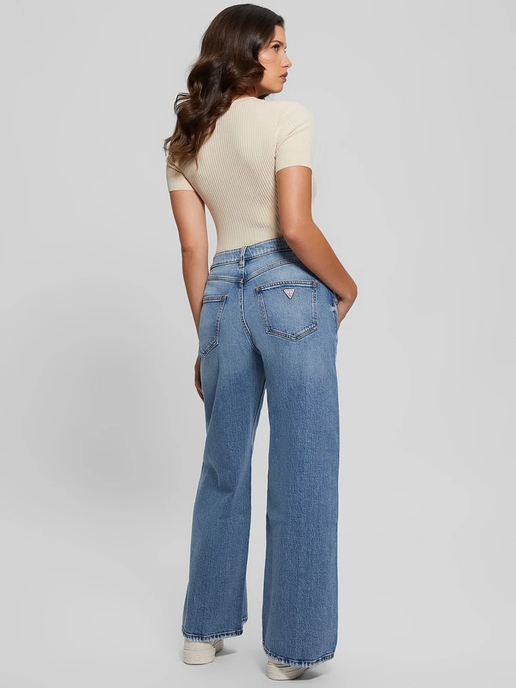Eco Bellflower Wide-Leg Jeans