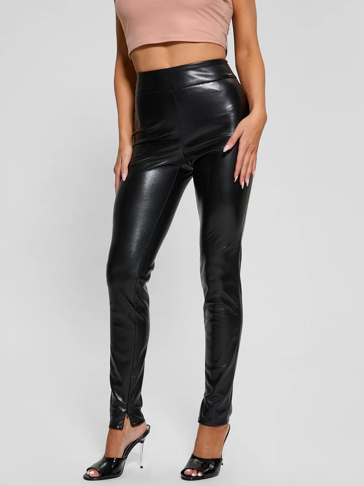 Prescilla Faux-Leather Leggings