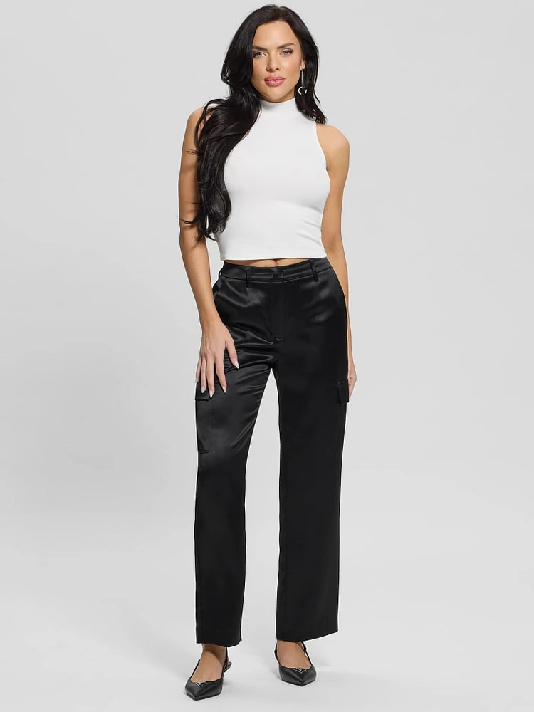 Megan Cargo Satin Pants