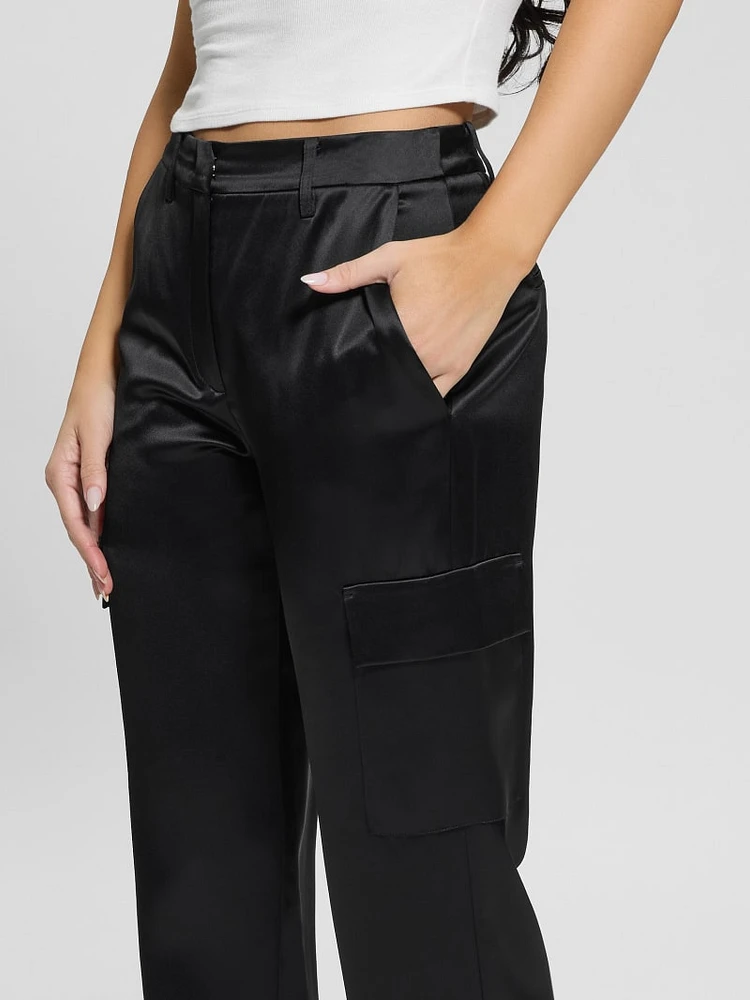 Megan Cargo Satin Pants