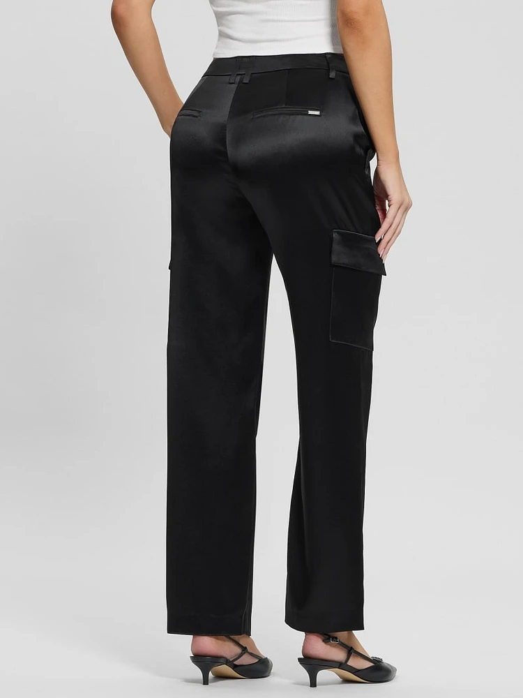 Megan Cargo Satin Pants