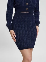 Tiffany Zig-Zag Sweater Skirt