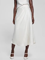 Eco Anastasia Midi Satin Skirt