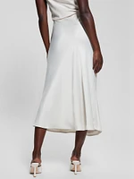 Eco Anastasia Midi Satin Skirt