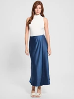 Eco Anastasia Midi Satin Skirt