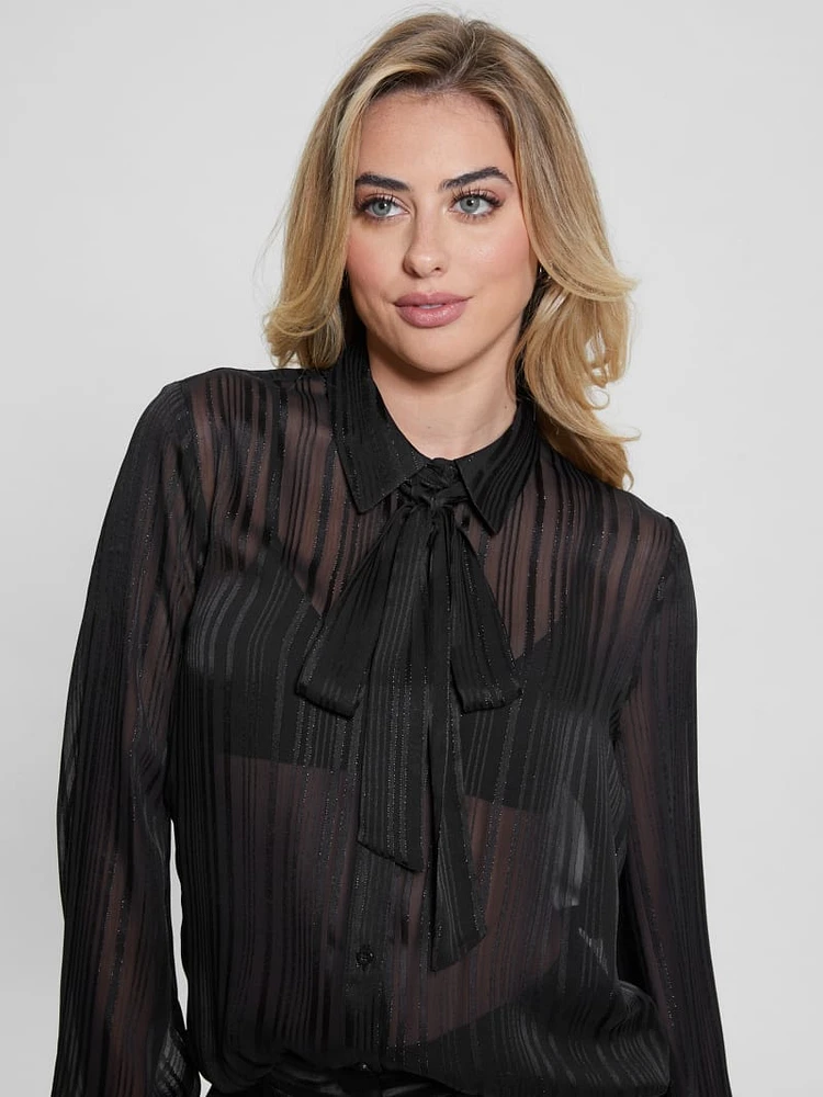 Eco Oriane Bow Shirt