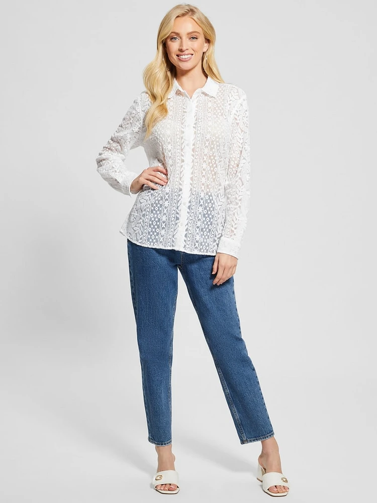 Deloris Embroidered Top