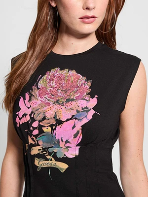 Eco Rose Corset Tee