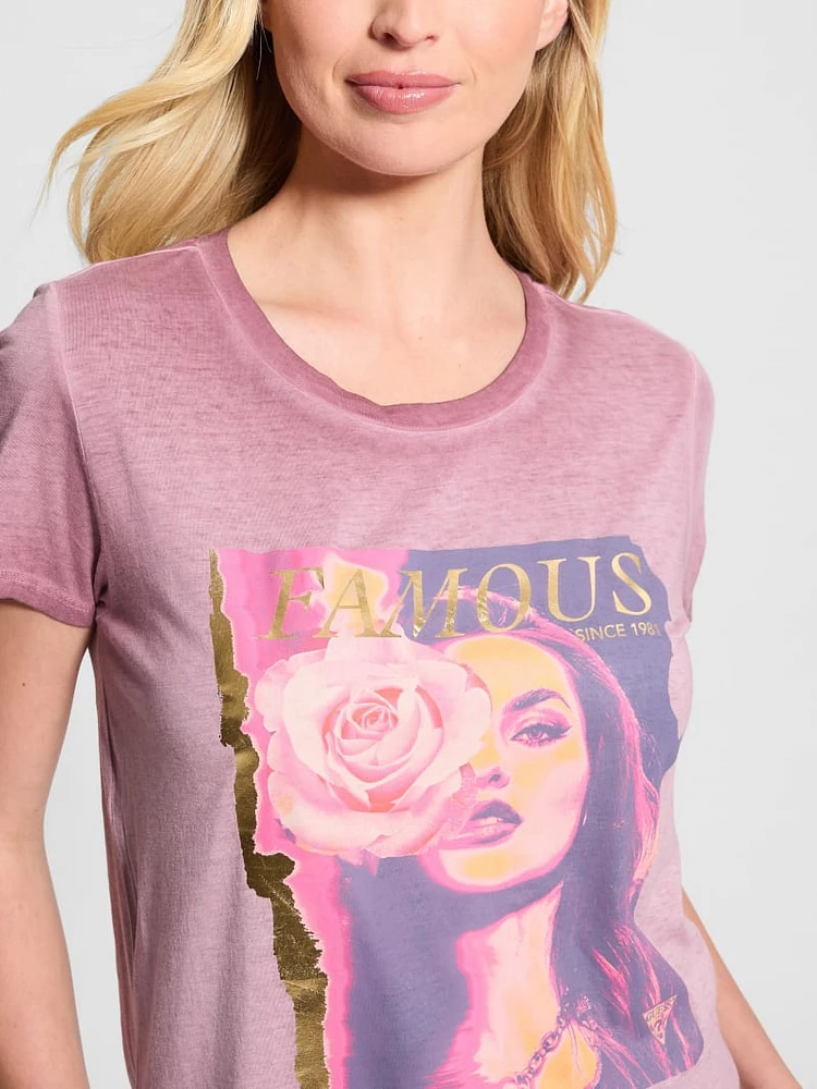 Eco Rose Graphic Easy Tee