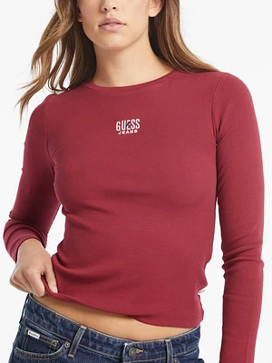 Slim Embroidered Logo Tee