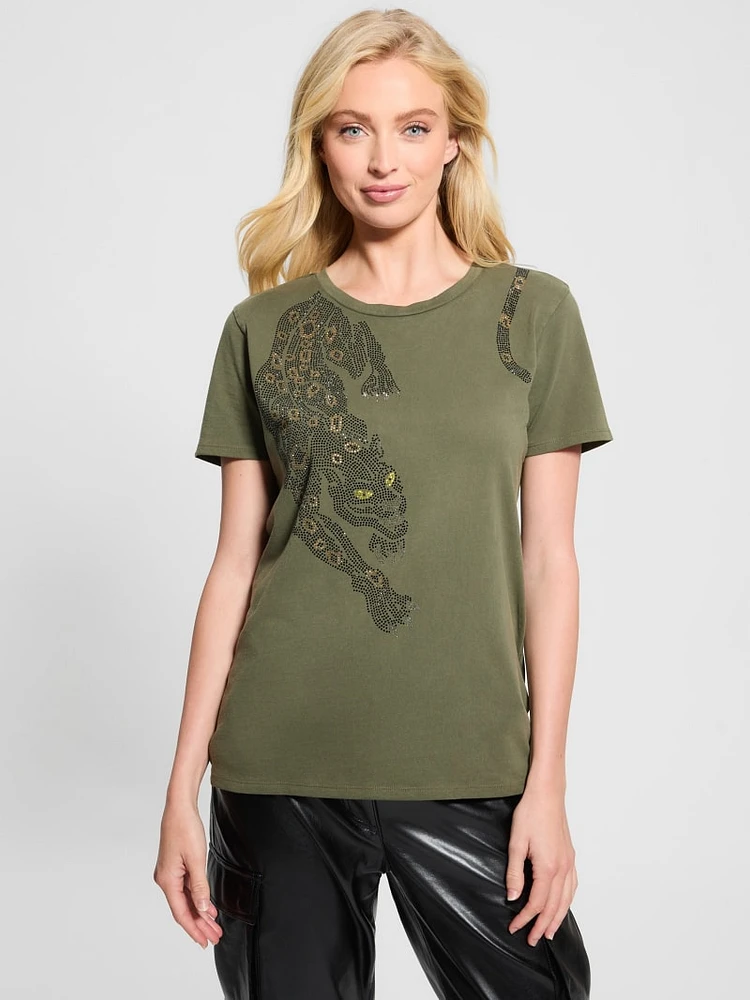 Eco Crystal Panther Easy Tee