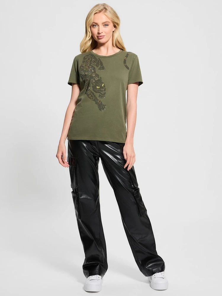 Eco Crystal Panther Easy Tee