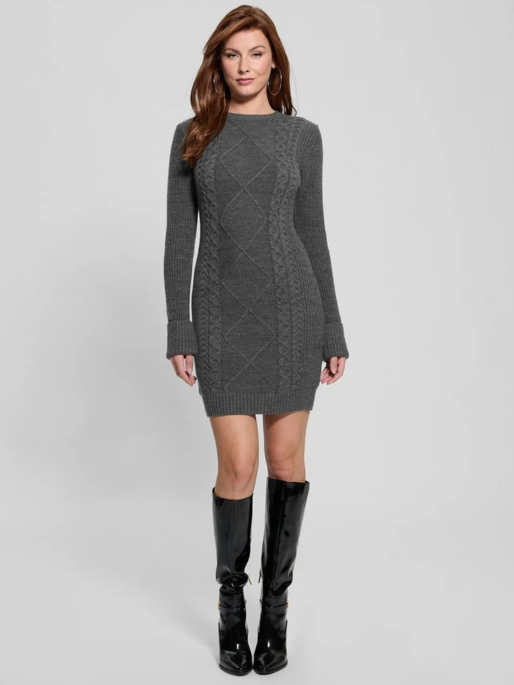 Serena Cable Sweater Dress