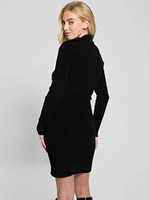 Keily Mock Neck Sweater Dress