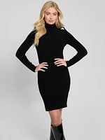 Keily Mock Neck Sweater Dress