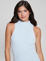 Vero Fuzzy Sweater Dress