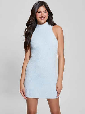 Vero Fuzzy Sweater Dress