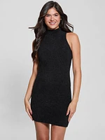 Vero Fuzzy Sweater Dress