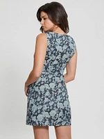 Margaux Floral Denim Dress