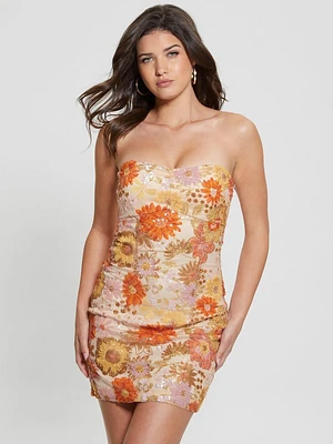 Fia Floral Sequin Dress