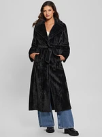 Ada Longline Faux-Fur Coat