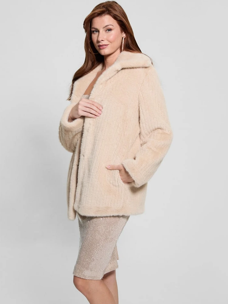 Francesca Faux-Fur Coat