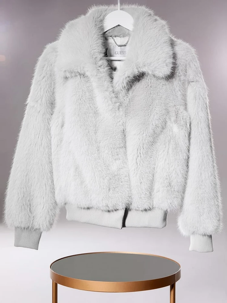 Soave Faux-Fur Flight Jacket