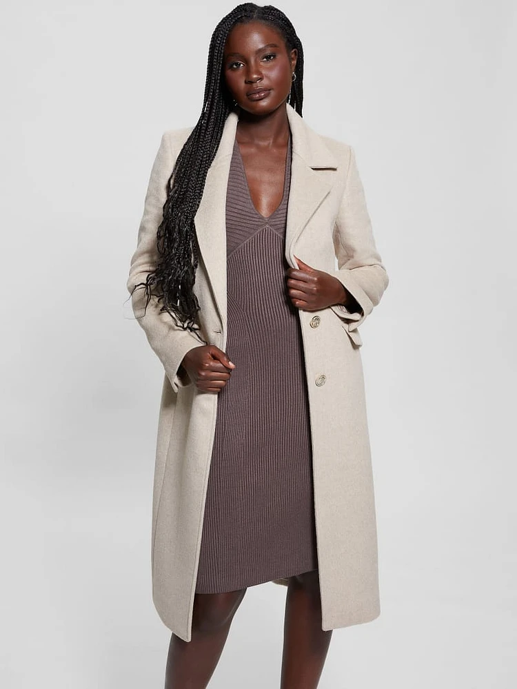 Eco Nancy Wool-Blend Coat