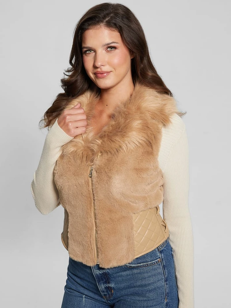 Emma Faux-Fur Vest