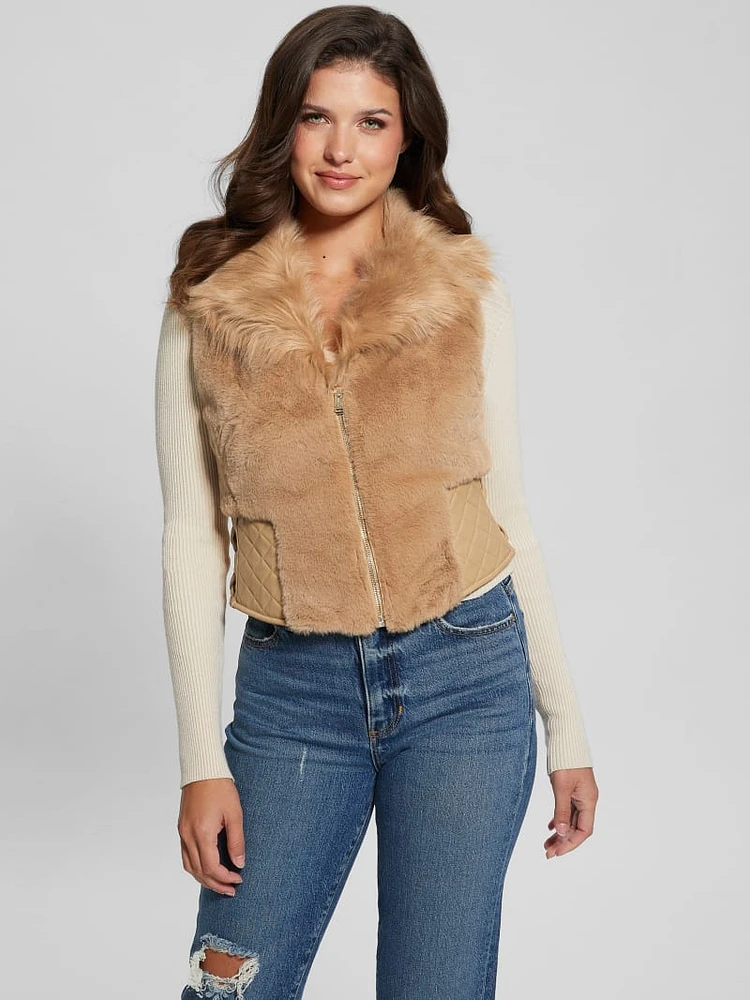 Emma Faux-Fur Vest