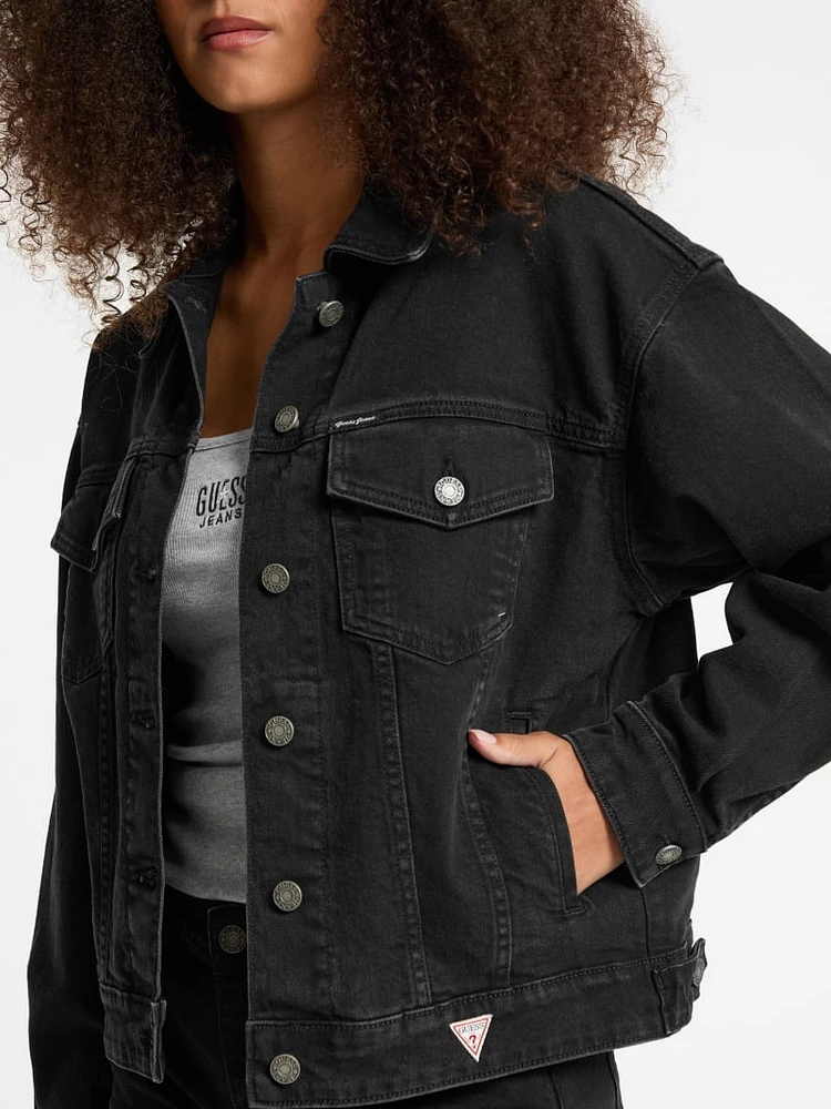 Oversized Denim Trucker Jacket